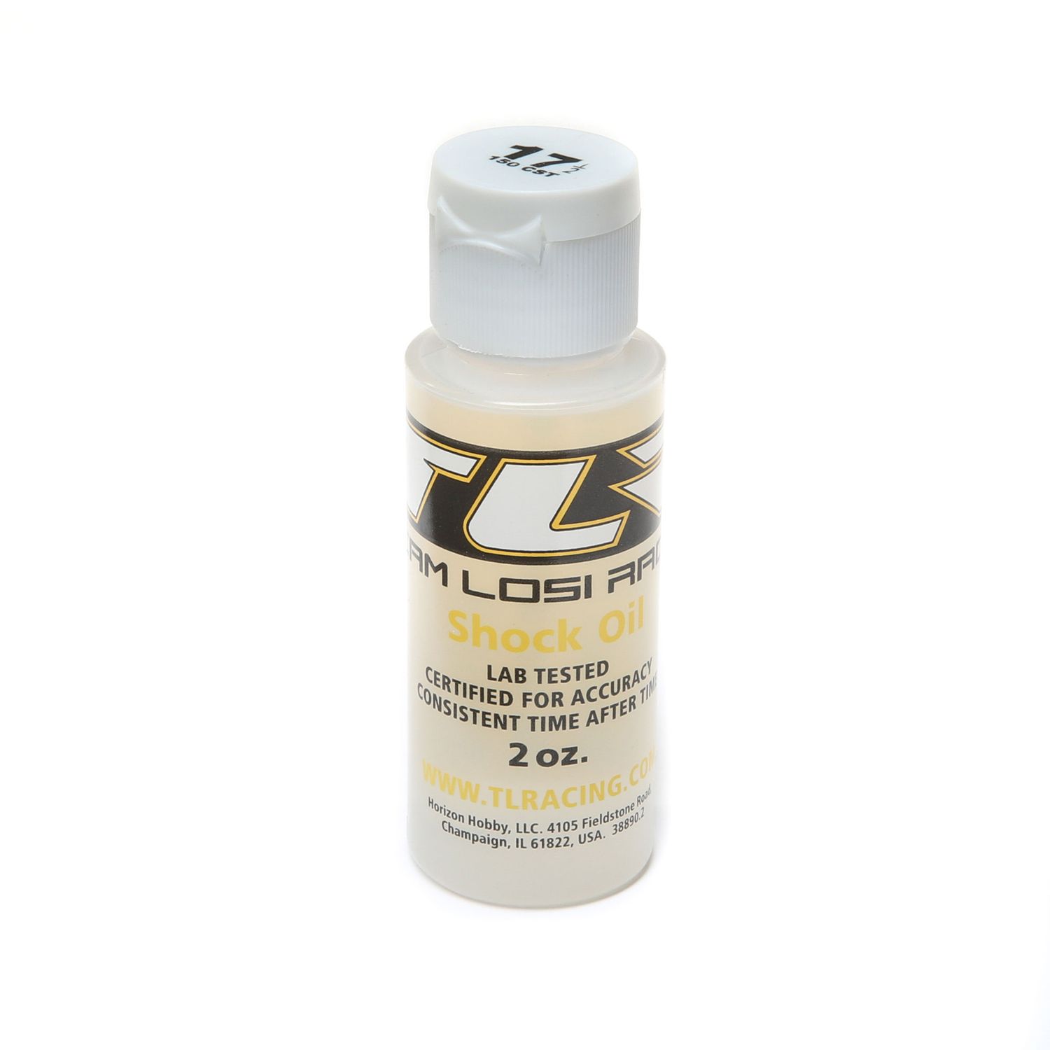 Losi Team Losi Racing Silicone Shock Oil, 17.5WT, 150CST, 2oz