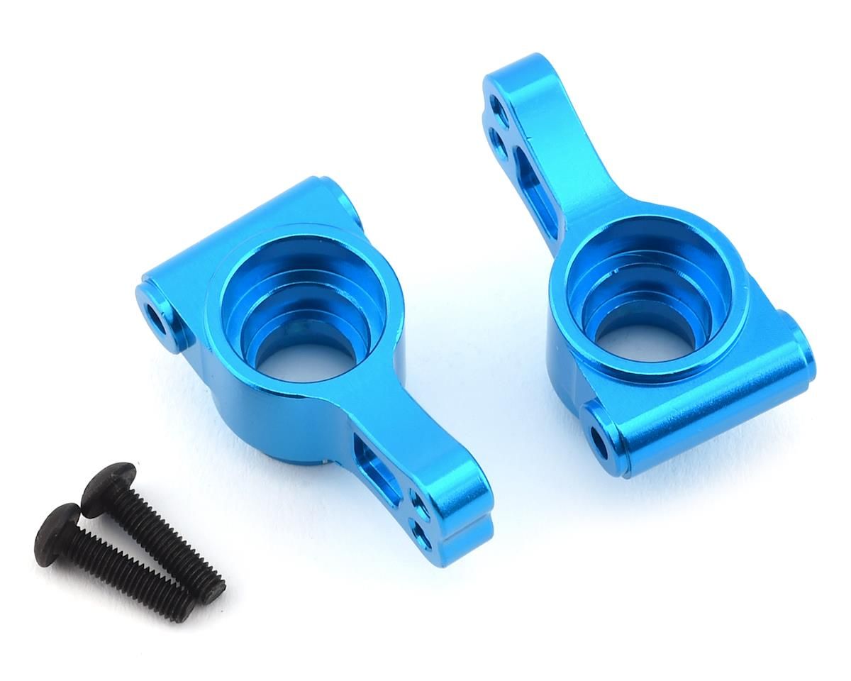 ECT2206 ALUMINUM REAR HUBS (BLUE) - ECX 2WD