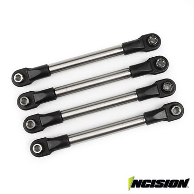 IRC00050 Incision Yeti 1/4 Stainless Steel Front Link Kit Vanquish Products Incision Yeti 1/4 Stainless Steel Front Link Kit