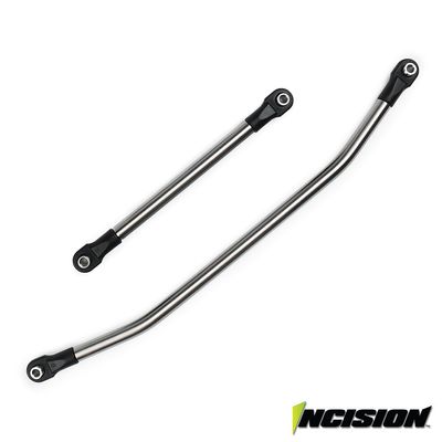 IRC00041 Incision Wraith 1/4 Stainless Steel Drag Link and Tie Rod Kit Vanquish Products Incision Wraith 1/4 Stainless Steel Drag Link and Tie Rod Kit