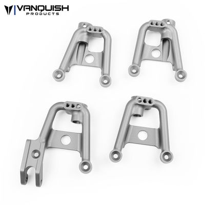 SCX10-II Shock Hoops Clear Anodized Vanquish Products SCX10-II Shock Hoops Clear Anodized - Clear