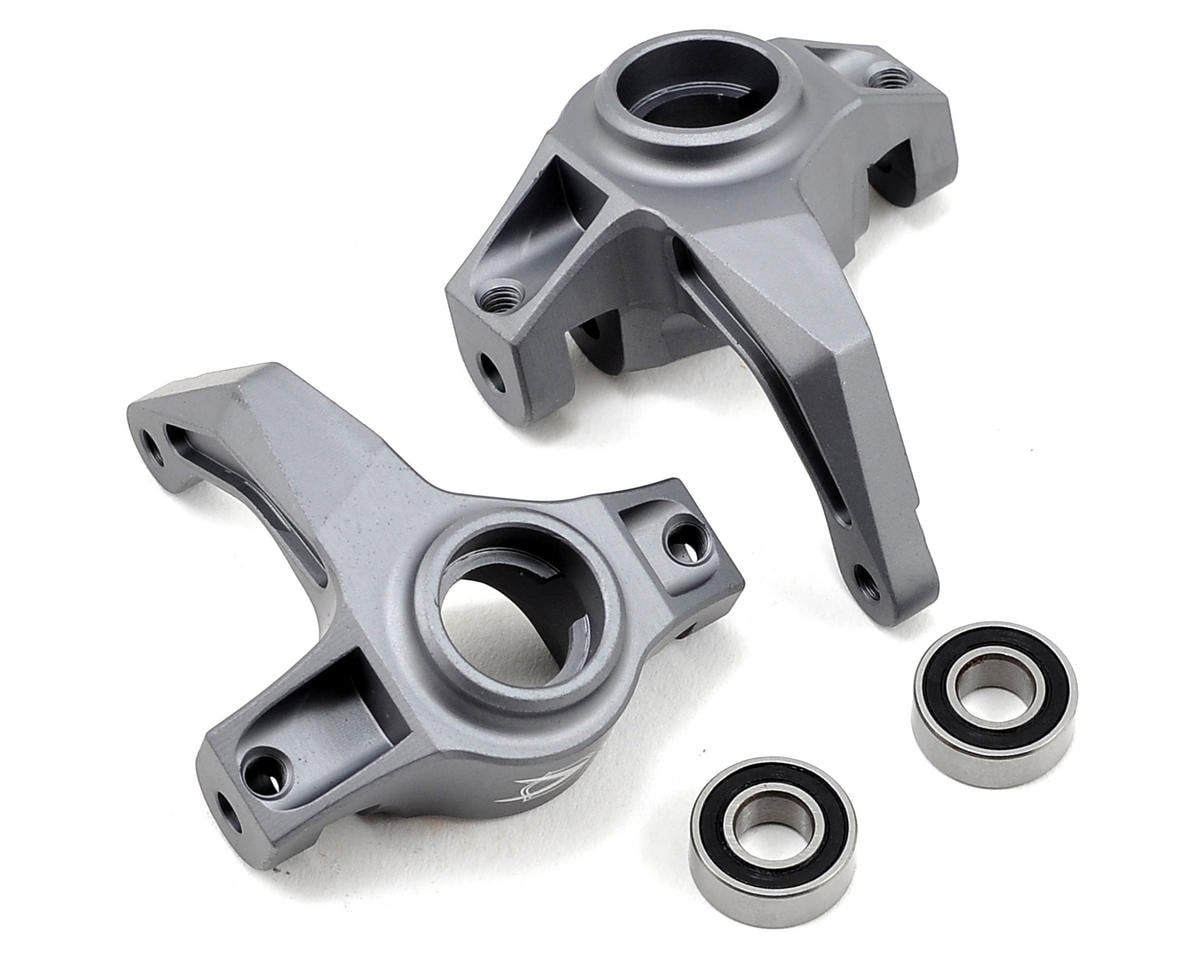 Vanquish Products YETI / EXO STEERING KNUCKLES GREY ANODIZED