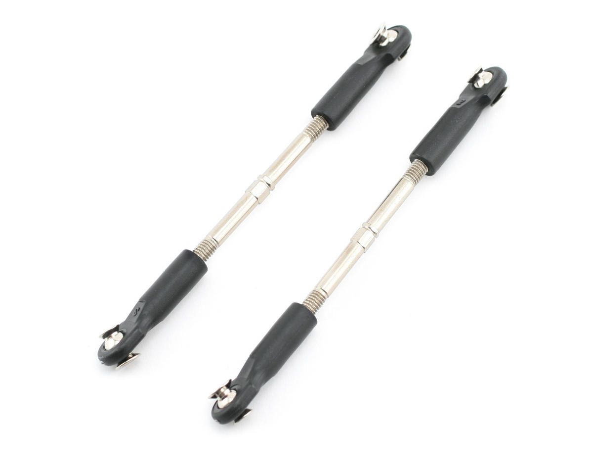 3645 Turnbuckles, toe link, 61mm (96mm center to center) (2) (assembled with rod ends and hollow balls) (fits Stampede)