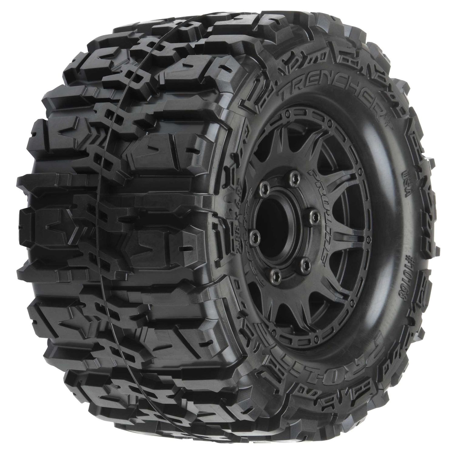 PRO1016810 Trencher HP 2.8" All Terrain BELTED Truck Tires Mounted