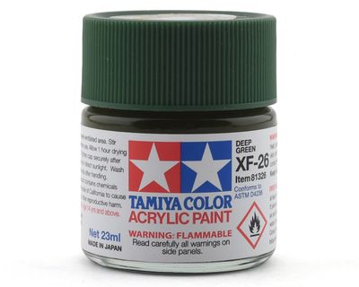 Tamiya Acrylic Paint XF-26 Deep Green