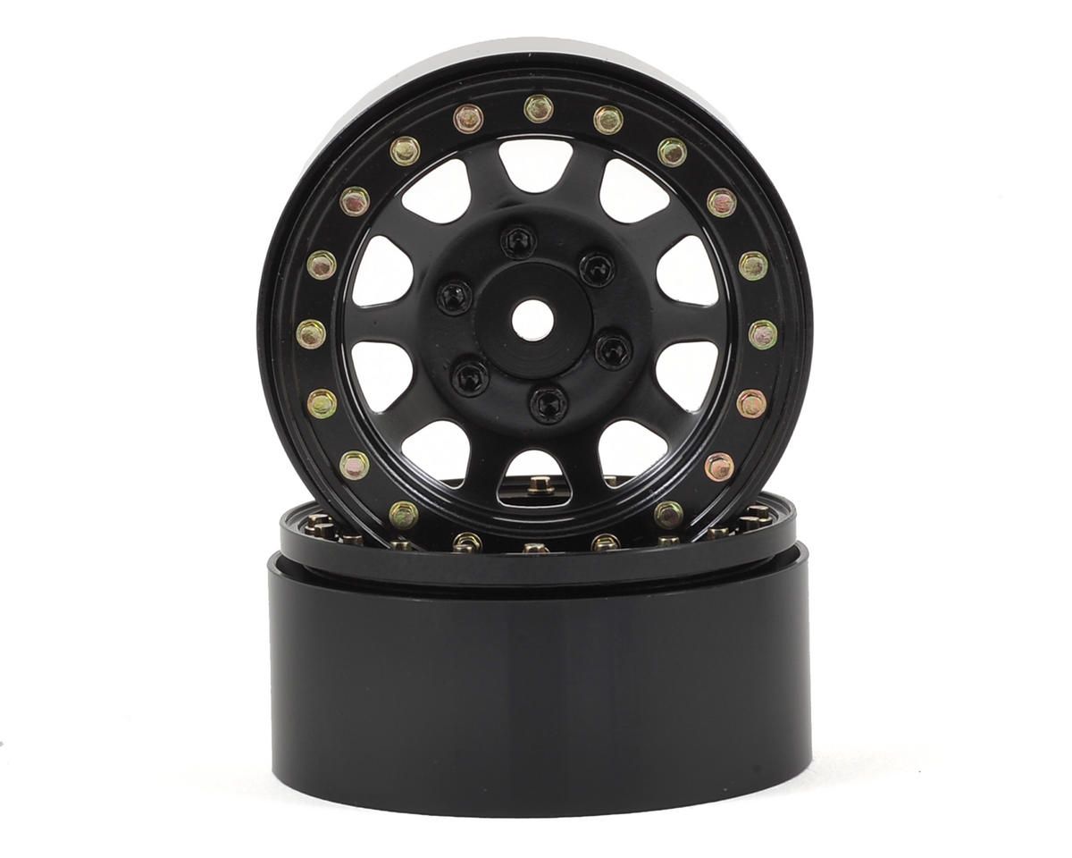SSD00003 1.9 Steel D hole Wheels (Black) *