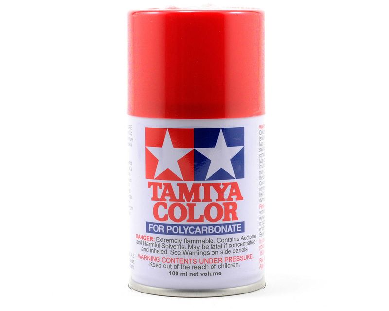 Tamiya PS-2 Red can
