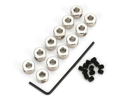 DUB597 597 Dura-Collar 1/8" Bulk (12) Du-Bro Dura-Collars 1/8" (12)