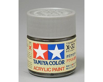 Tamiya X-32 Titanium Silver jar