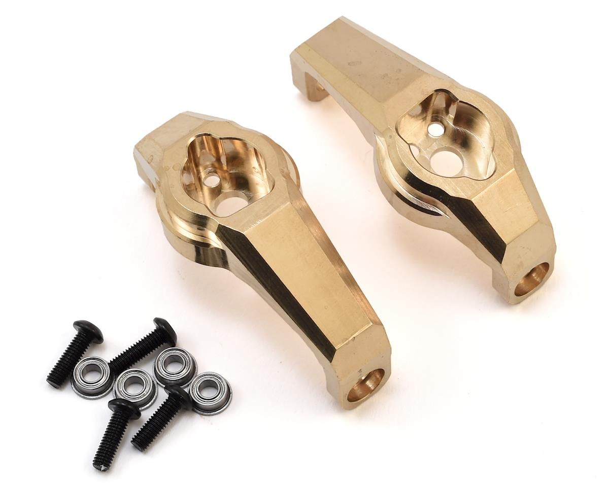 YEA-TRX4-040 Yeah Racing Traxxas TRX-4 Brass C Hubs (2)