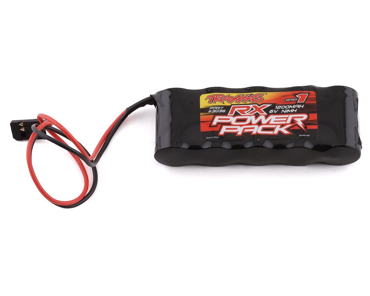 3036 Battery, RX Power Pack (5-cell flat style, NiMH, 1200mAh)