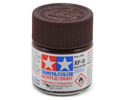 Tamiya XF-9 Hull Red jar