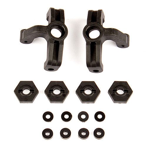 21508 Team Associated Reflex 14B/14T Steering Block &amp; Wheel Hex Set