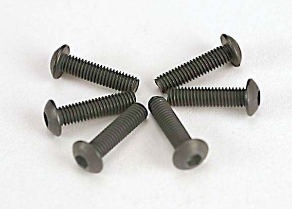 2578 Screws, 3x12mm button-head machine (hex drive) (6)