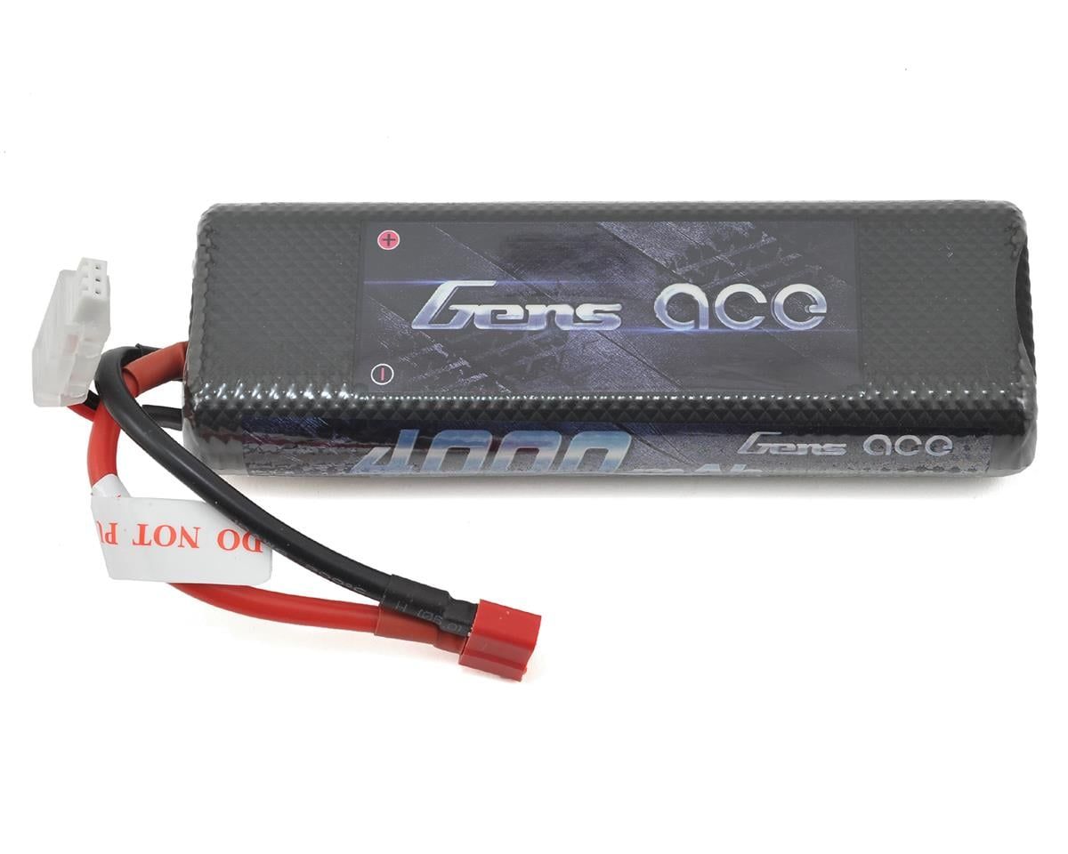 GEA40002S45D Gens ace 4000mAh 7.4V 45C 2S1P HardCase Lipo Battery Pack 8# with Deans plug