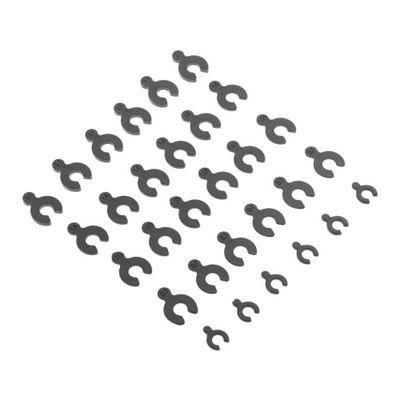 ARAC3850 AR330366 Composite Spacer Set Nero ARRMA Composite Spacer Set: Nero