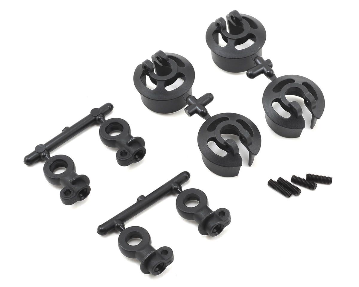 TKR6140B Locking Shock Rod End and Spring Perch Set (16mm)