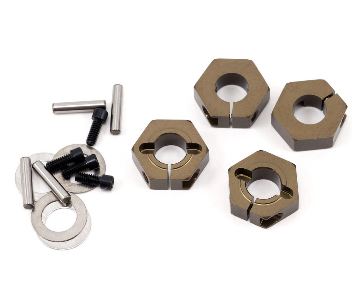 TKR5571A RC 12mm Aluminum Clamping Wheel Hex Set (4)