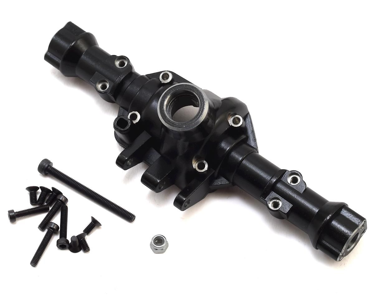 YEA-TRX4-046BK Yeah Racing Traxxas TRX-4 Alloy Rear Axle Housing (Black) (Titanium Coated)