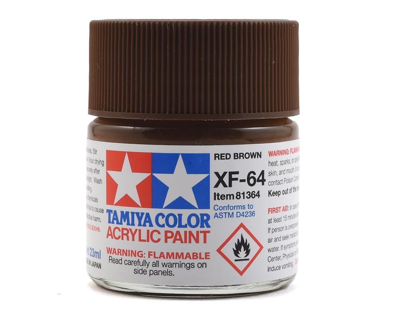 Tamiya XF-64 Red Brown jar