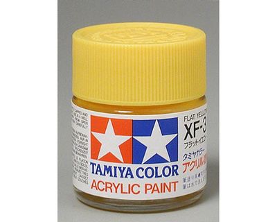 Tamiya XF-3 Flat Yellow jar
