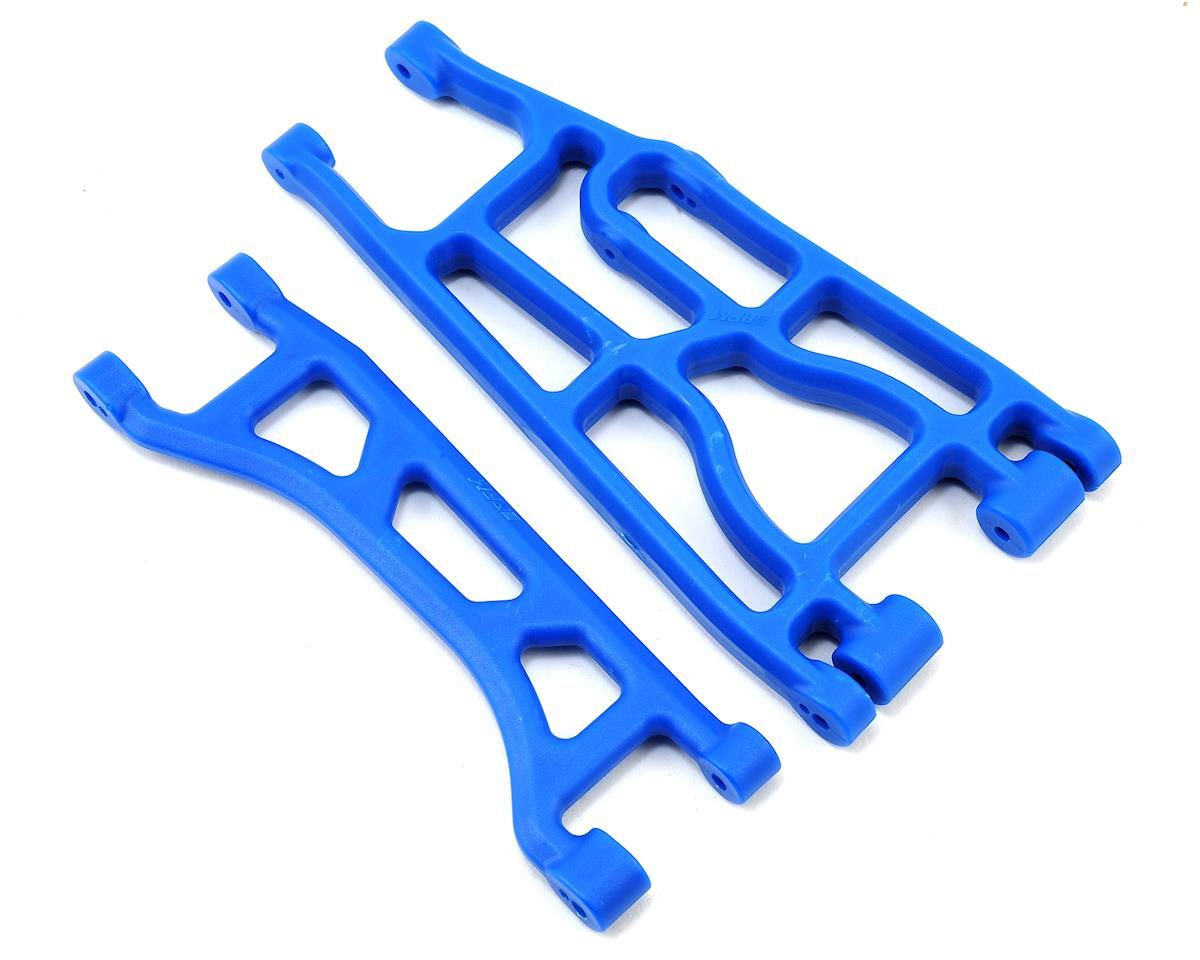 RPM82355 Traxxas X-Maxx Upper &amp; Lower A-Arms (Blue) (2)