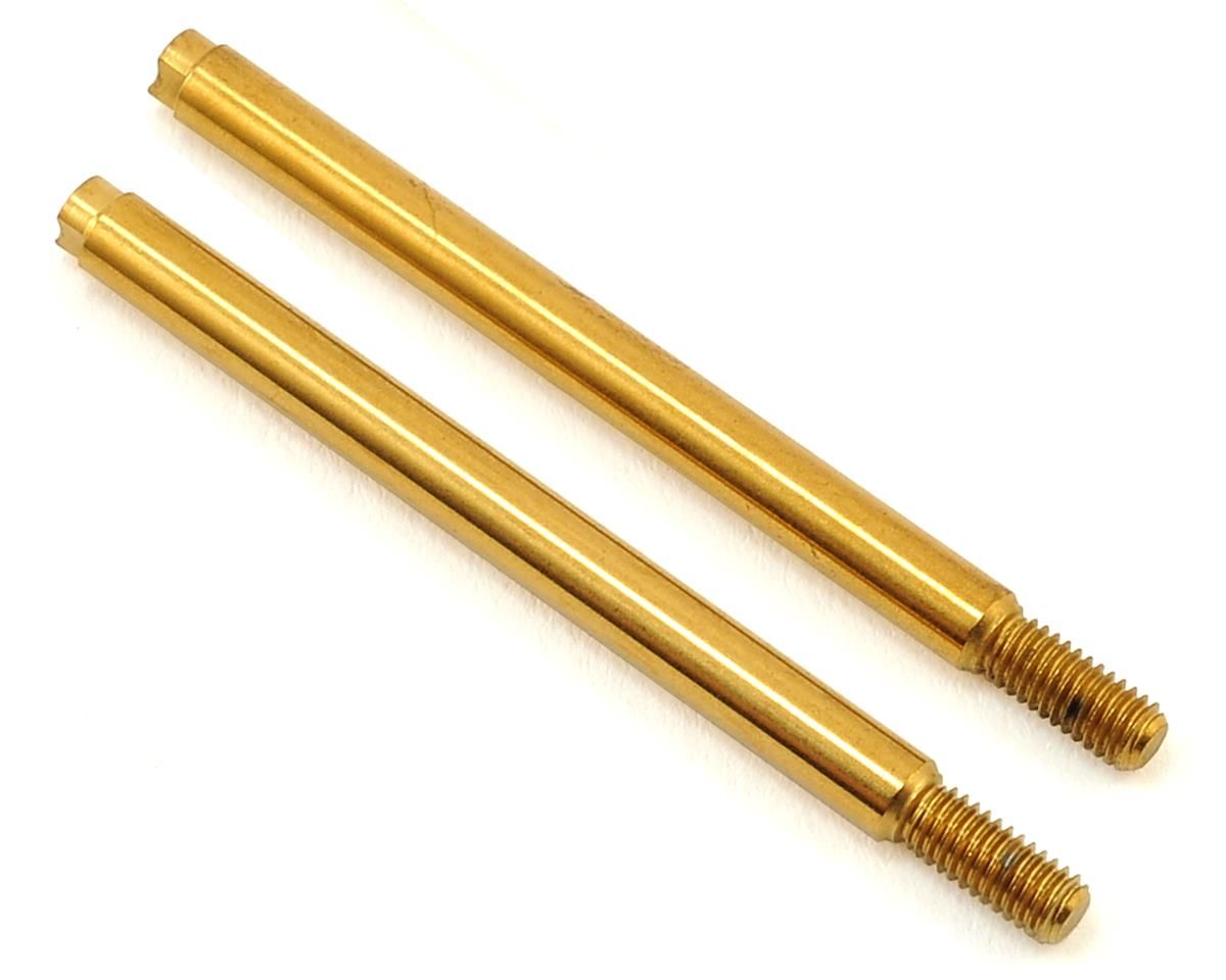 TKR6704T RC EB410/ET410 Rear TiNi coated Shock Shafts (2)