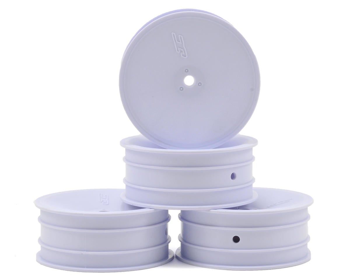 3347 JConcepts 12mm Hex Mono 2.2 Front Wheels (4) (B6/B5/RB6) (White)