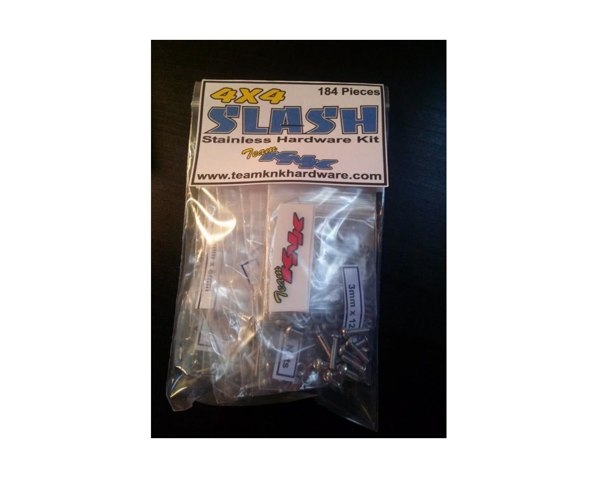 knkts4001 (184 pcs) Traxxas Slash 4wd Stainless Hardware Kit