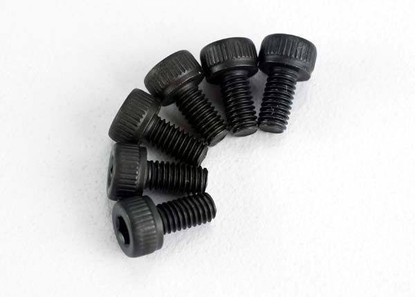 2554 Screws, 3x6mm cap-head machine (hex drive) (6)