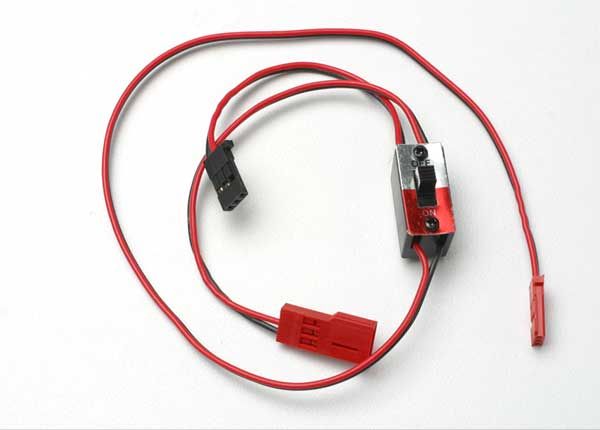 3034 Wiring harness for RX Power Pack, Traxxas nitro vehicles (includes on/off switch and charge jack)