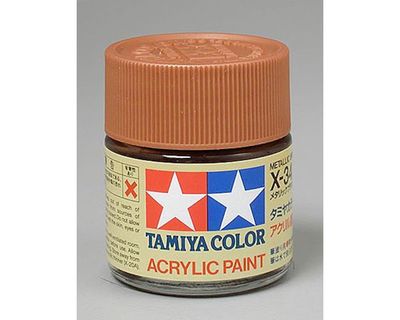 Tamiya X-34 Metallic Brown jar