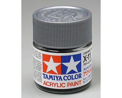 Tamiya X-11 Chrome Silver jar