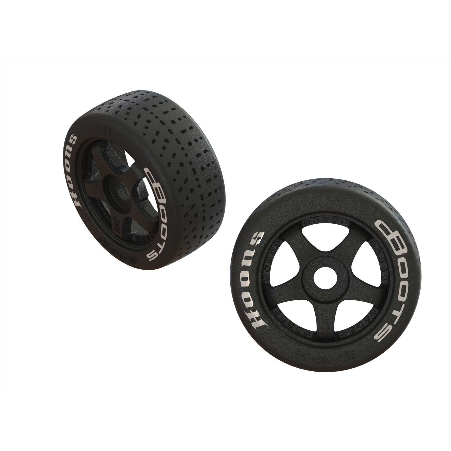 ARRMA dBoots Hoons 42/100 2.9 Pre-Mounted Belted Tires, White, 17mm Hex, 5-Spoke (2)