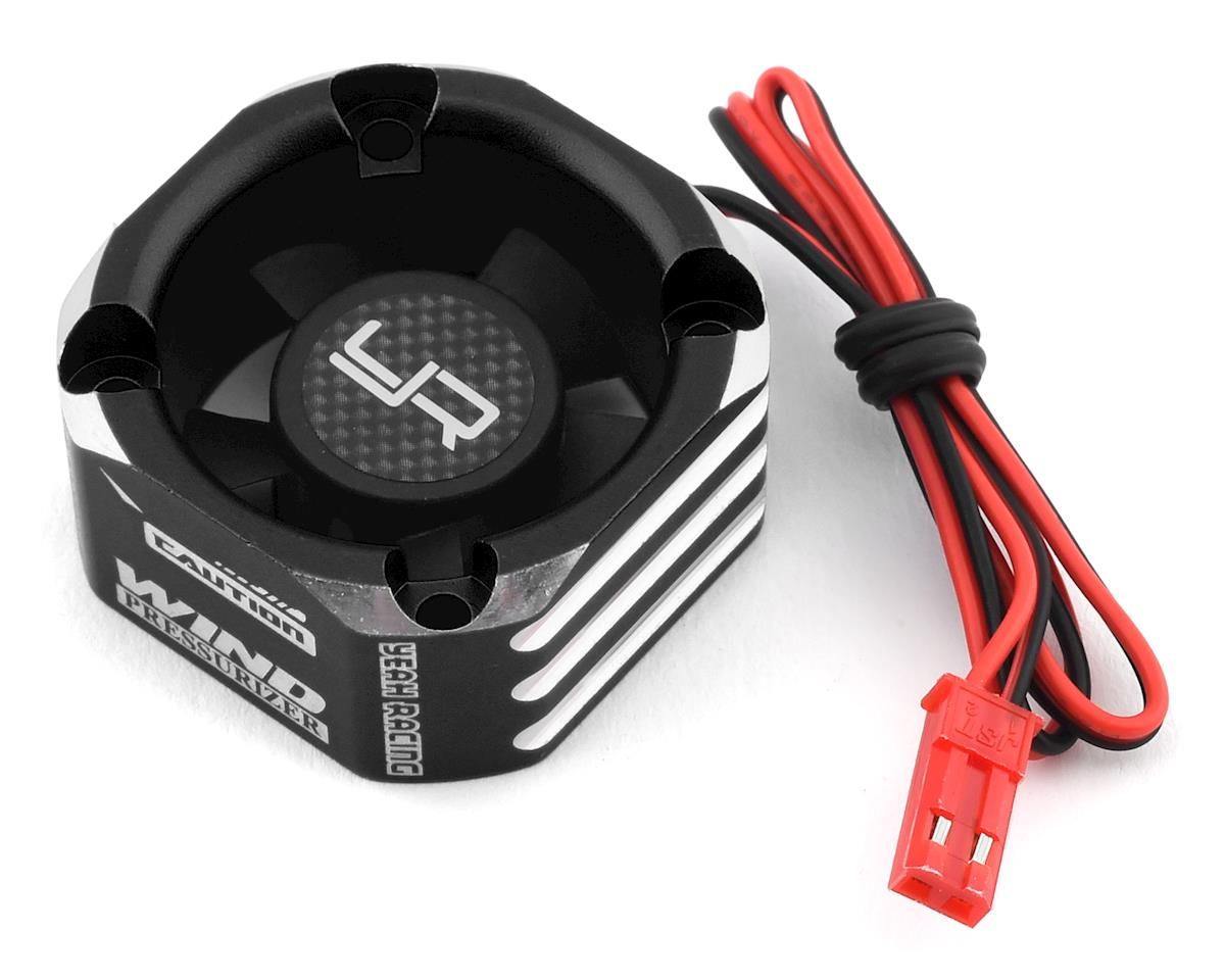 YA-0576BK Yeah Racing 30x30mm Aluminum Case Booster Fan (Black)