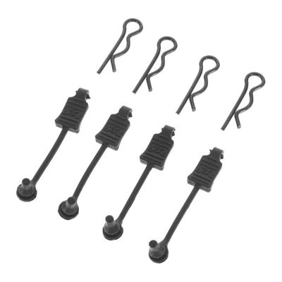 AR390178 Body Clip Retainer 1/8 Scale Black (4) ARRMA Body Clip Retainer 1/8 Scale Black (4)