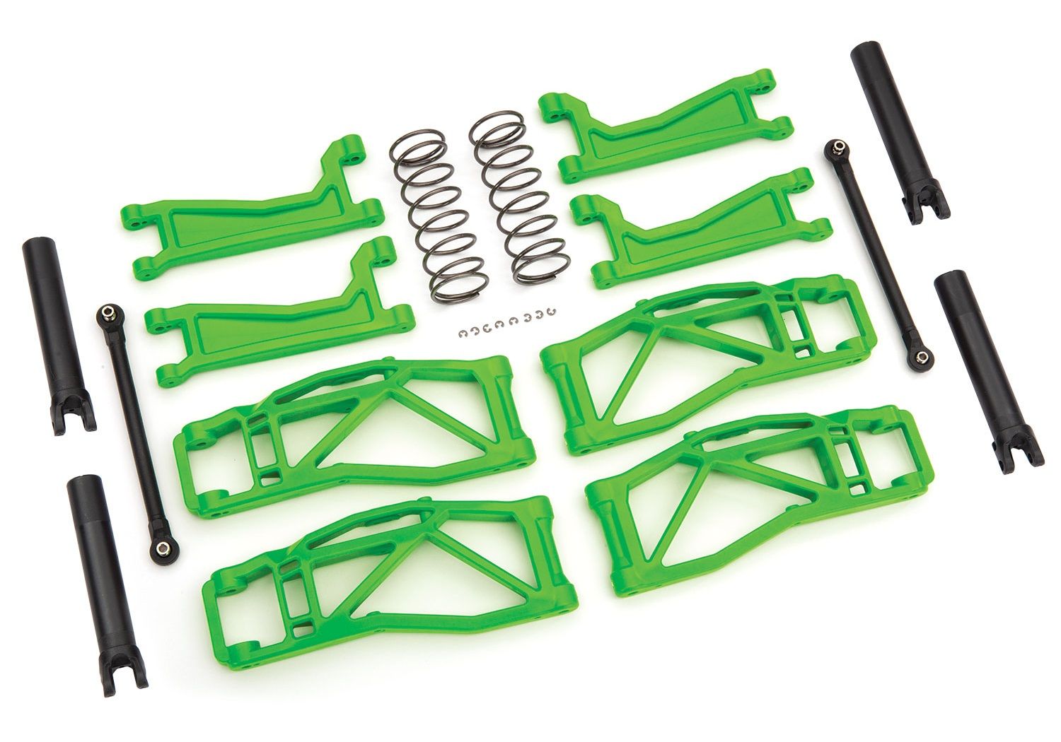 8995G  Suspension kit, WideMaxx, green (includes front &amp; rear suspension arms, front toe links, rear shock springs)