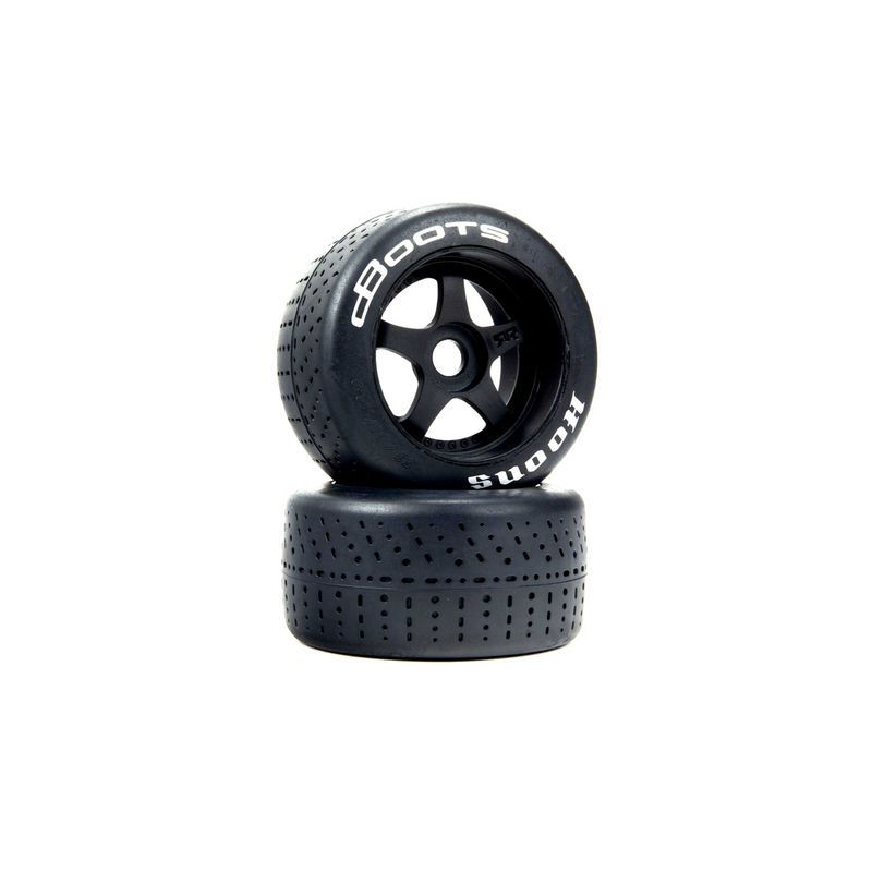 ARRMA dBoots Hoons 53/107 2.9 Pre-Mounted Belted Tires, White, 17mm Hex, 5-Spoke (2)