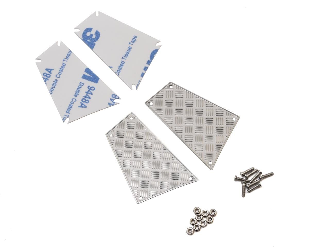 TRX4-027 Yeah Racing Traxxas TRX-4 Stainless Steel Diamond Plate Rear Side Panels