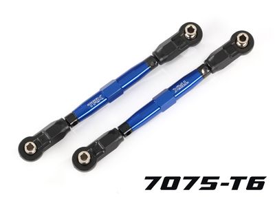 8948X Toe links, front (TUBES blue-anodized, 7075-T6 aluminum, stronger than titanium) (88mm) (2)/ rod ends, rear (4)/ rod ends, front (4)/ aluminum wrench (1)