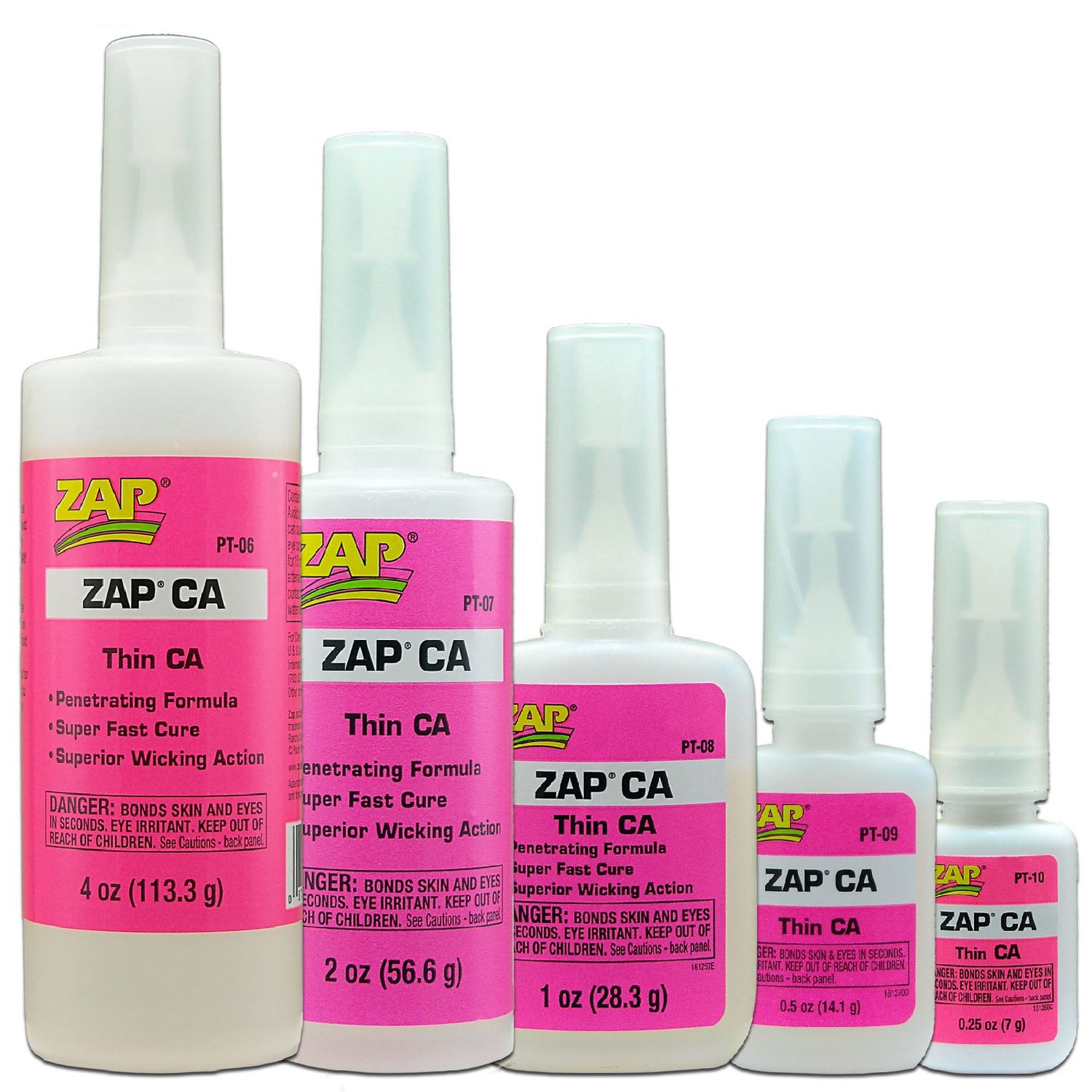 PT09 ZAP CA Glue, 1/2 oz