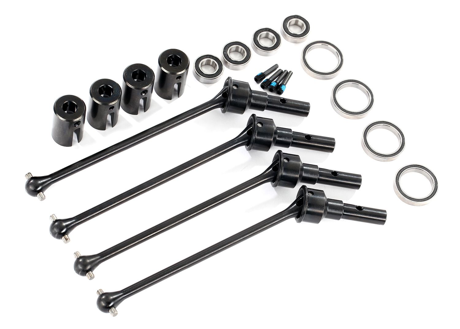 8996X Driveshafts, steel constant-velocity (assembled), front or rear (4)