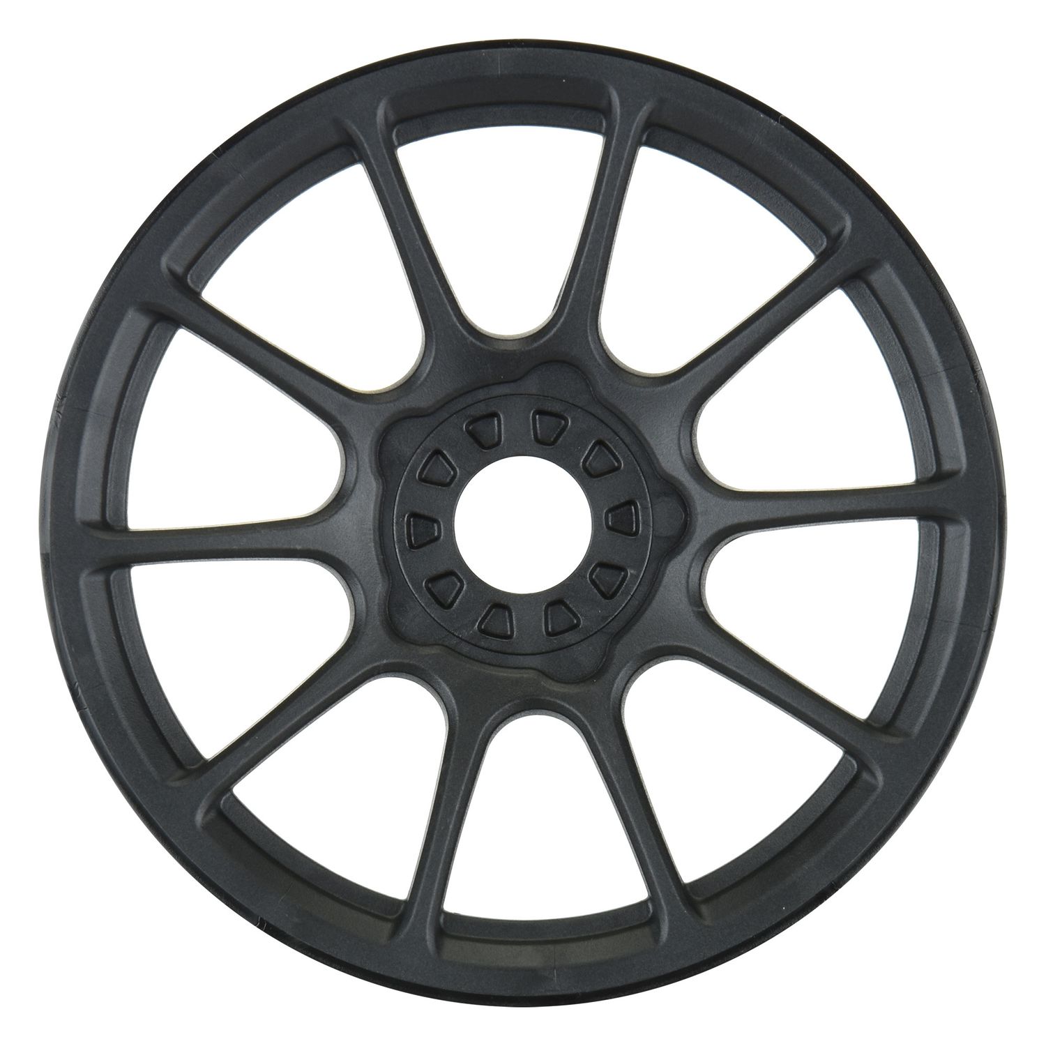 2784-03 Mach 10 Black F/R Wheels (4) for 1:8 Buggy