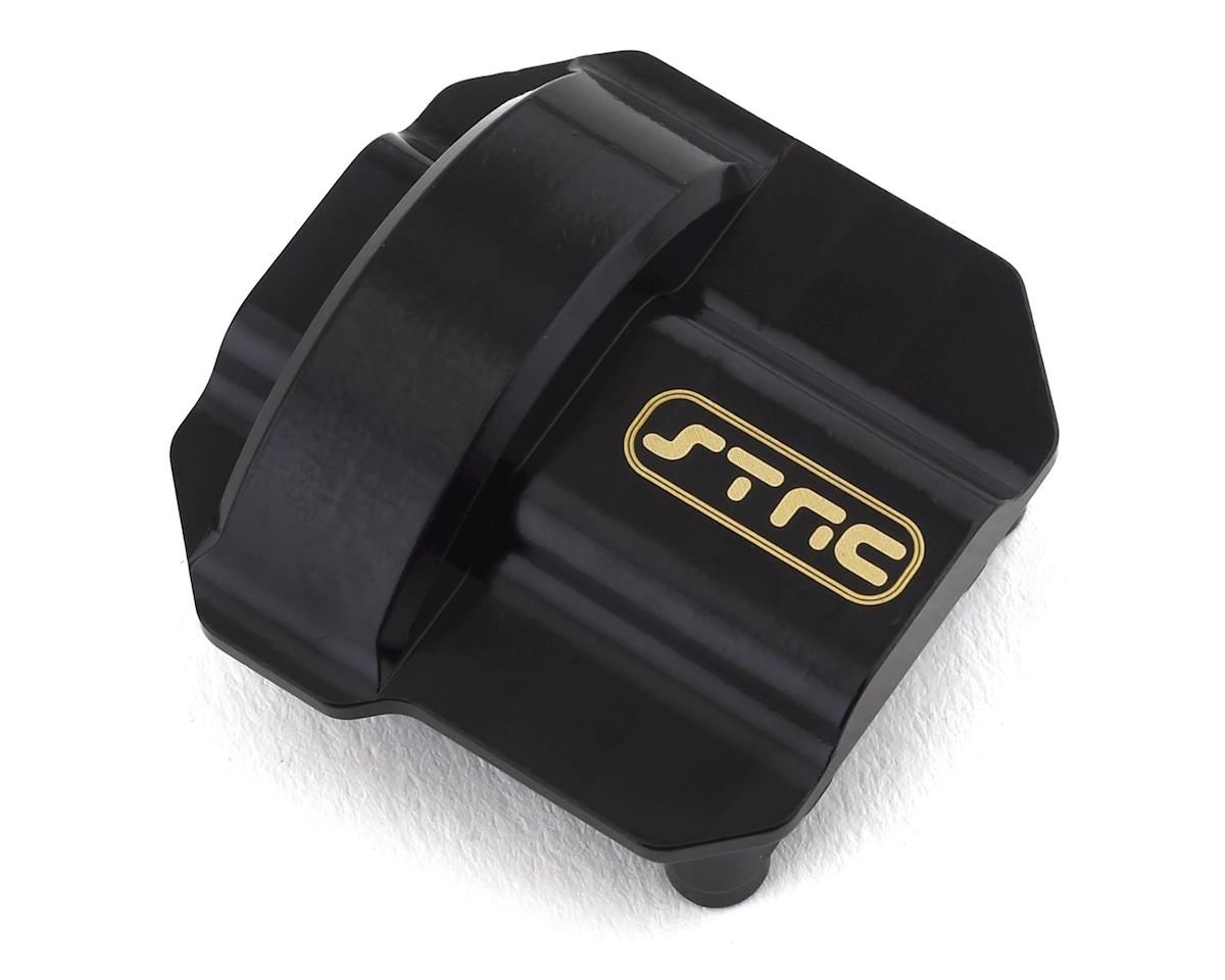 SPTSTA31384DBR CNC Machined Brass Diff Cover-Axial SCX10 II-Black