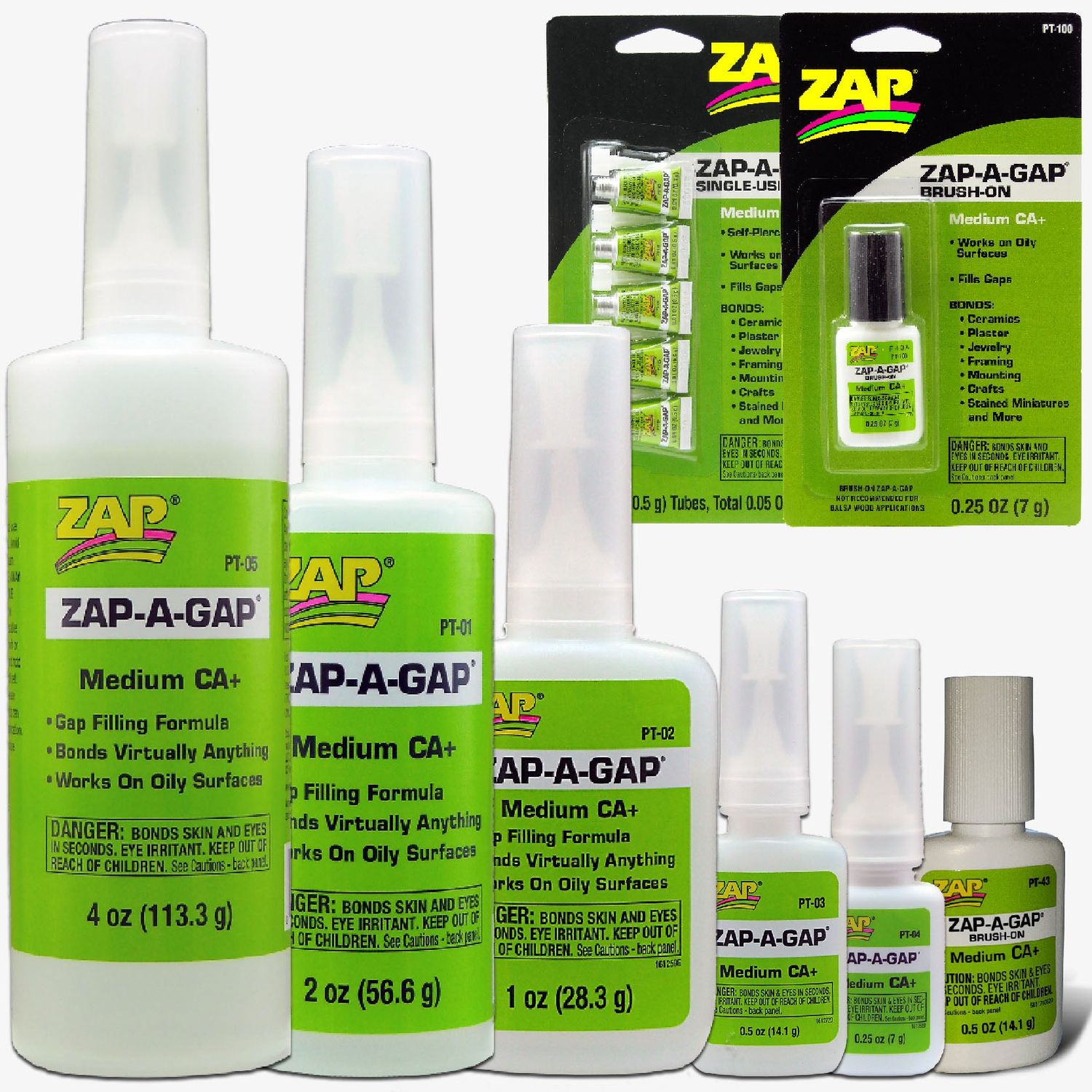 PT03 ZAP A Gap CA+ Glue, 1/2 oz