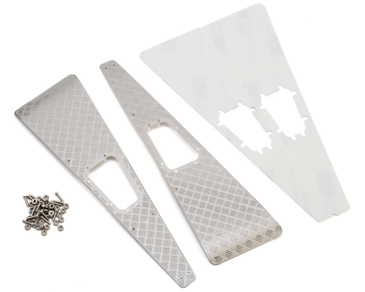 TRX4-020 Yeah Racing Traxxas TRX-4 Stainless Steel Diamond Plate Front Hood Panels