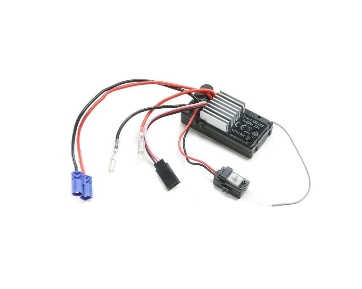 ECX11008 Rock Crawling ESC/RX 2.4ghz, WP V4