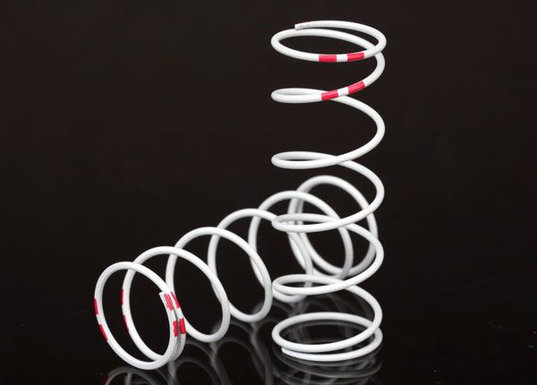 7447 Spring, shock, white (GTR xx-long) (0.884 rate pink) (1 pair)