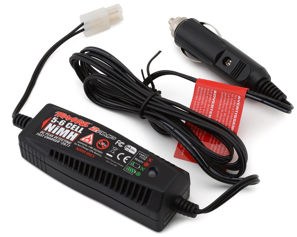 2977 - Charger, DC, 2 amp (Molex) (5 - 6 cell, 6.0 - 7.2 volt, NiMH)