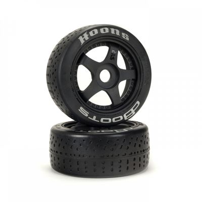 ARA550070 DBoots Hoons 42/100 2.9 Silver Belted 5-Spoke ARRMA dBoots Hoons 42/100 2.9 Pre-Mounted Belted Tires, Silver, 17mm Hex, 5-Spoke (2)